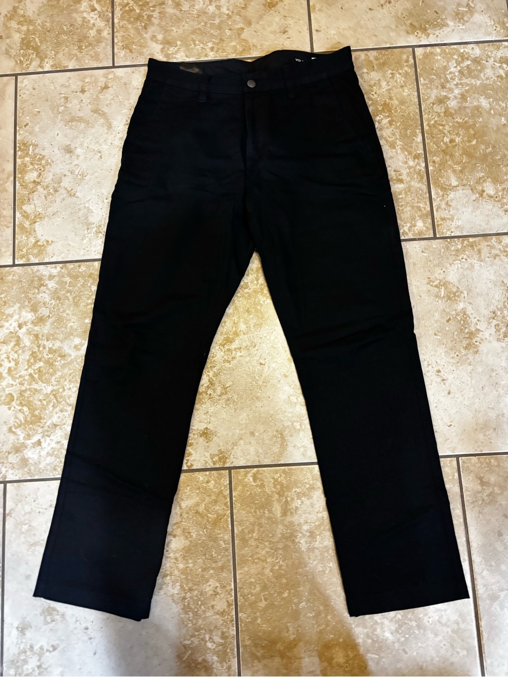 Volcom Black Casual Pants with Subtle Stitching
